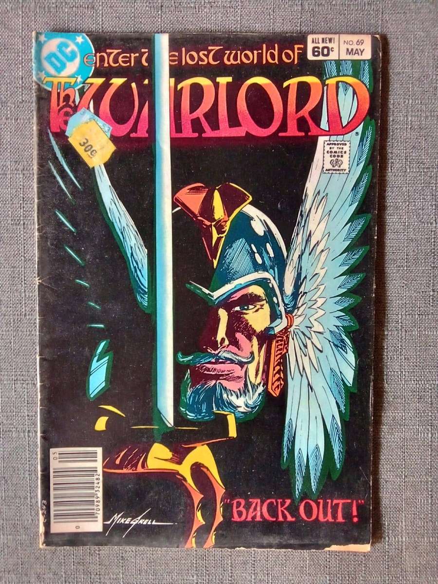 The Warlord comic bundle #57, 62, 68, 69, 71, 74, 75, 77