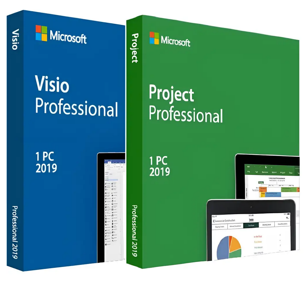 PROJECT 2019 PROFESSIONAL + VISIO 2019 PROFESSIONAL for Windows