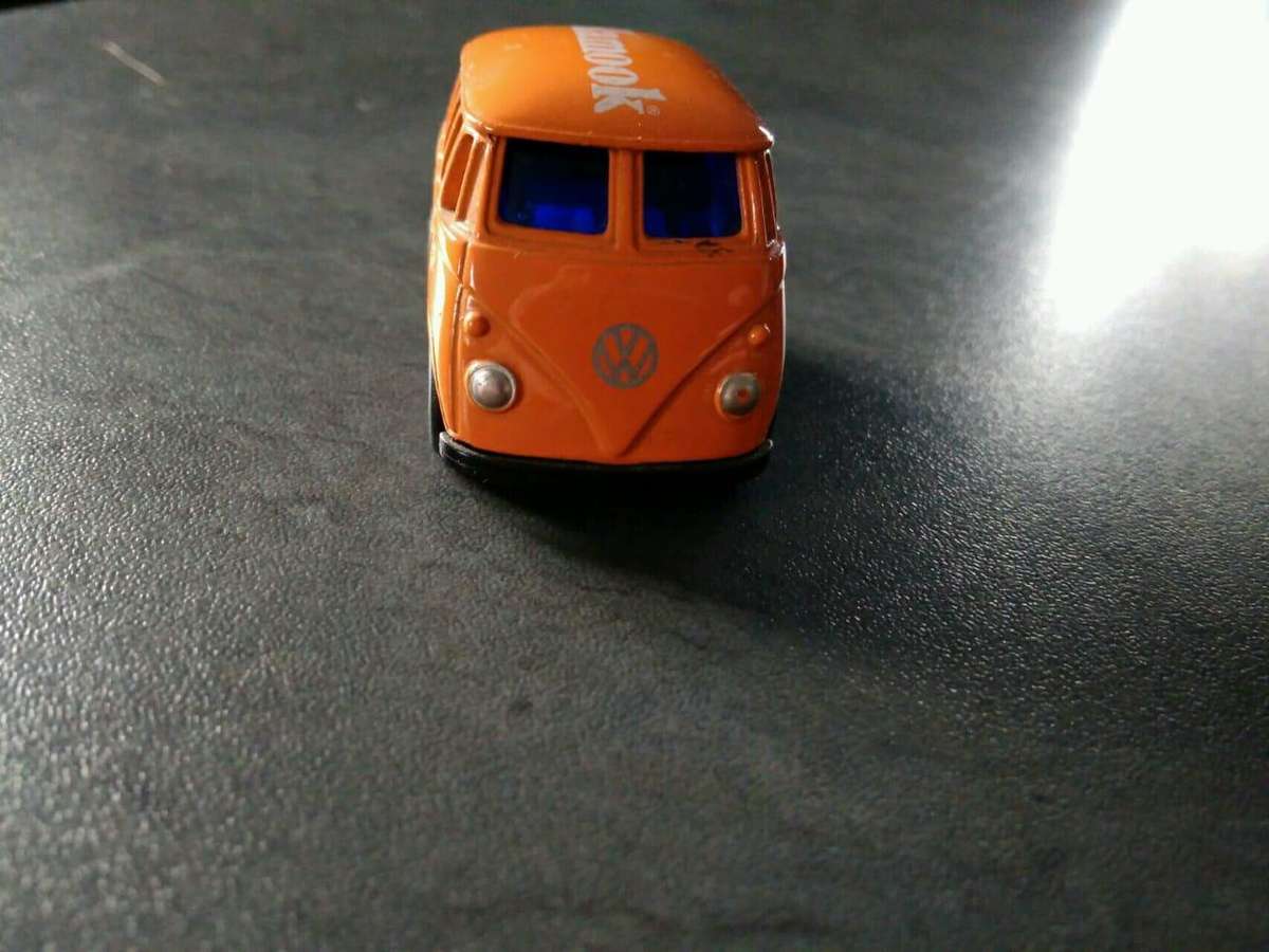 Tillamook Orange VW Combi and Mini Beetle
