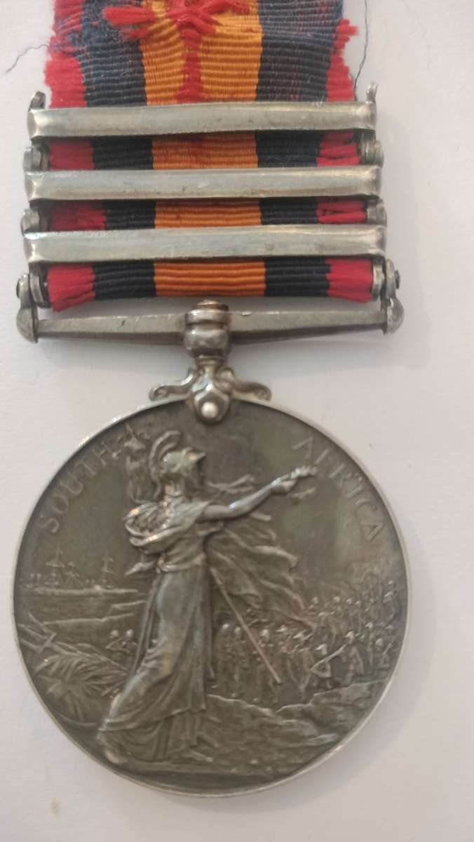 Queen South Africa QSA Boer War medal