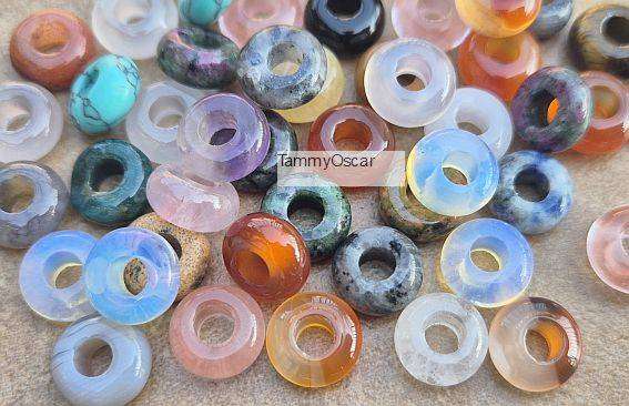 45pcs Assorted   / Natural / Synthetic  / Gemstone Beads / 1 Pack