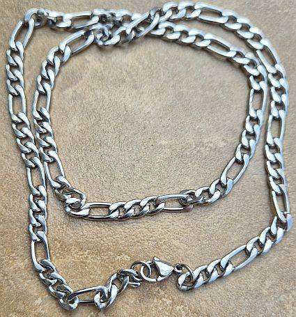 10pcs   Stainless Steel / Figaro Chain Necklaces +/- 50cm