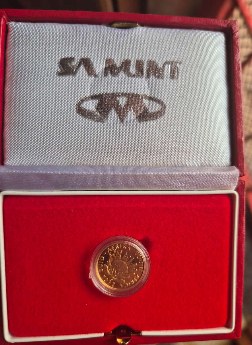 1992 1/10 gold protea