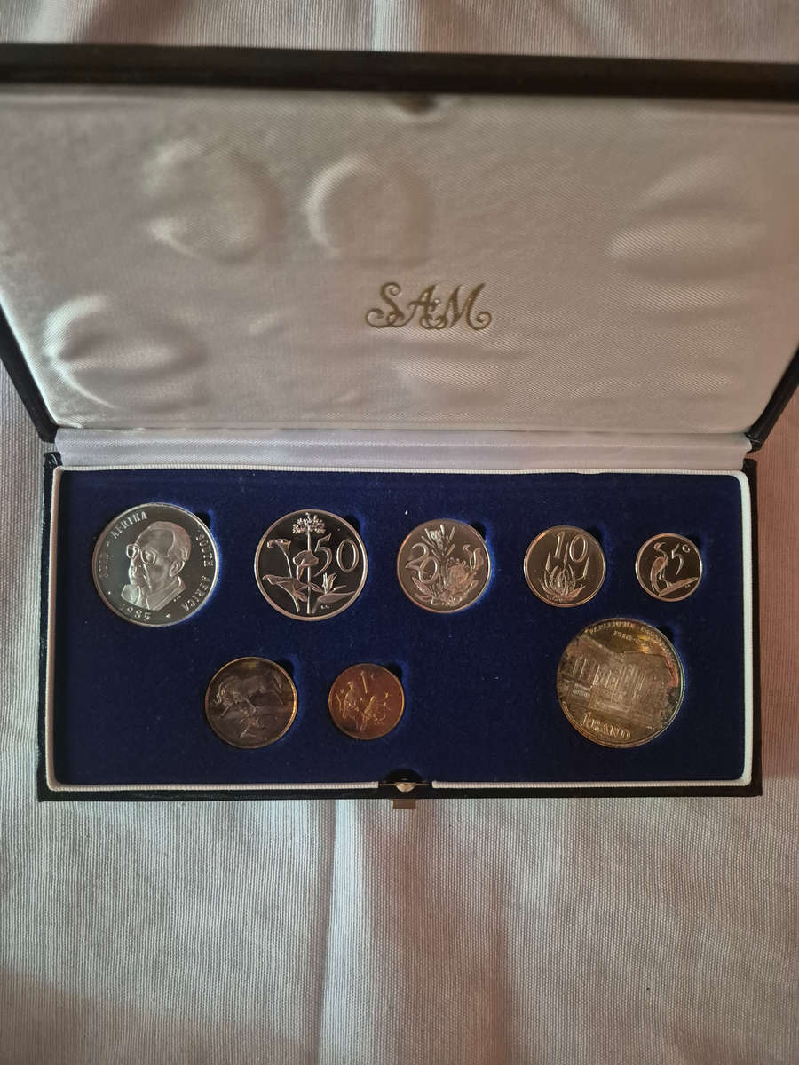 1985 proof set South africa