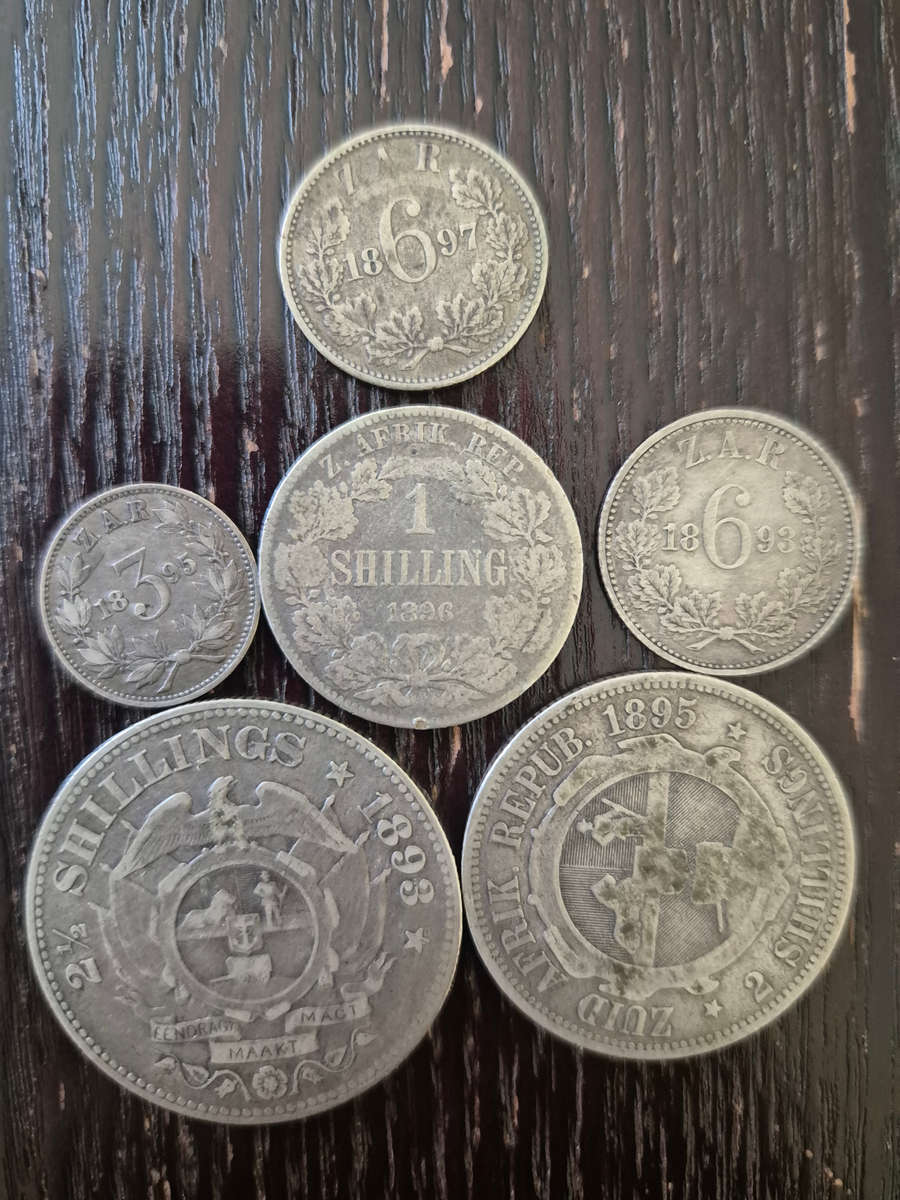 6 ZAR coins