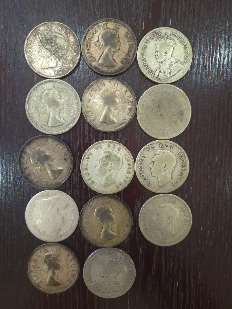 14 /  2 1/2 zar coins