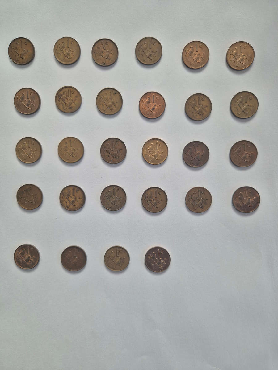 1c 1965 plus 27× 1c mix dates