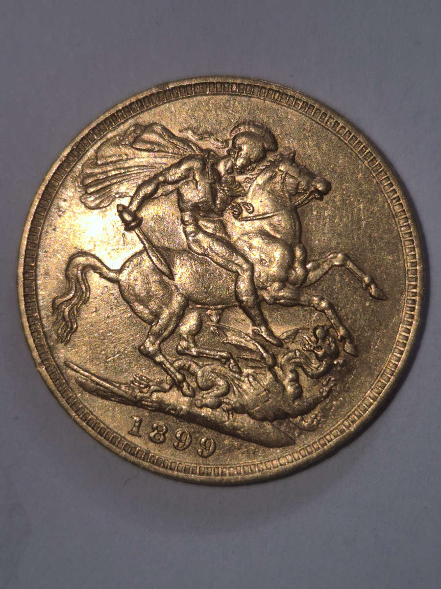 1899  Gold  Sovereing
