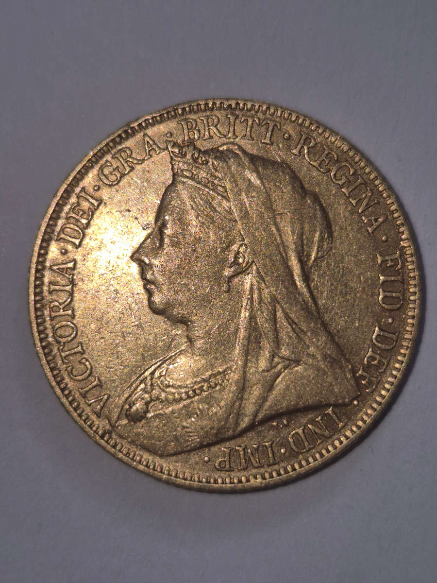 1899  Gold  Sovereing