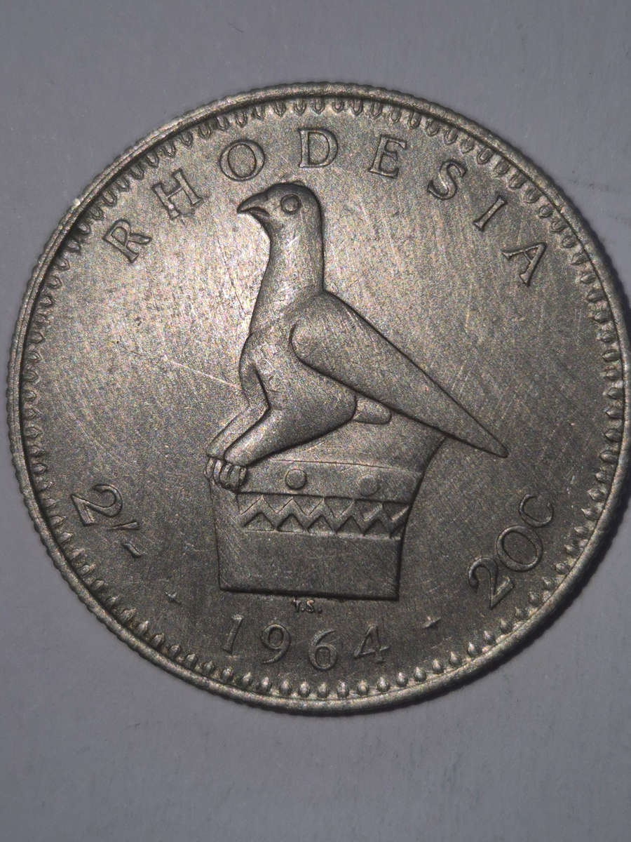 3× 1964 Rhodesia 20c