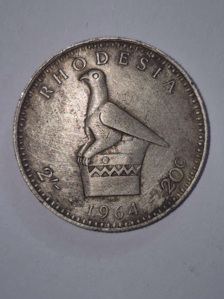 3× 1964 Rhodesia 20c