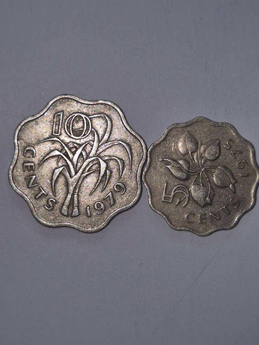 8×Swaziland coins.