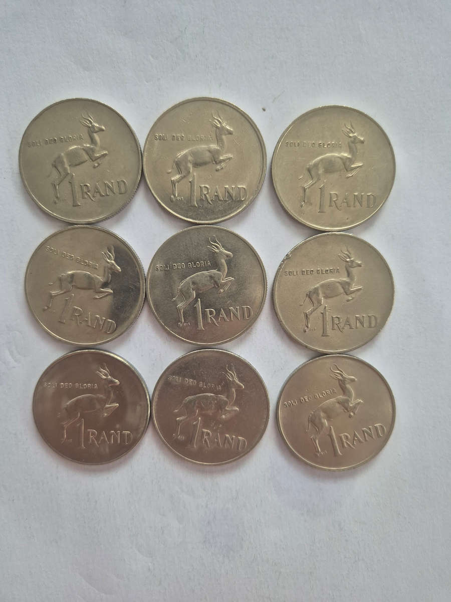 9×R1 coins