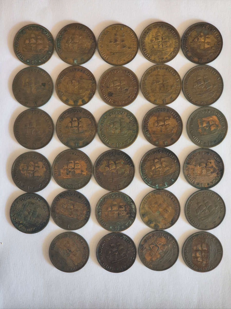 29 coins..see photos...1D