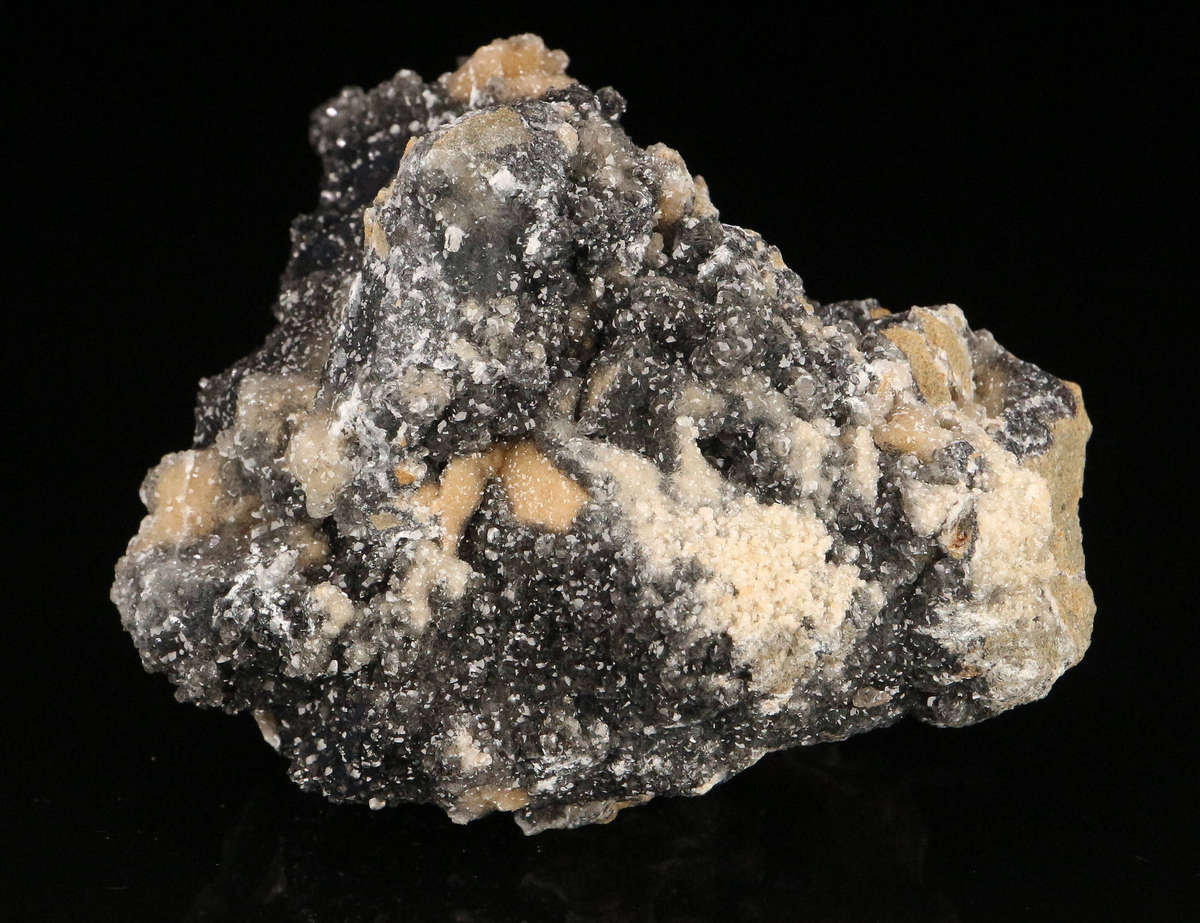 Quartz on Hetaerolite on Matrix, Skorpion Mine, Karas Region, Namibia