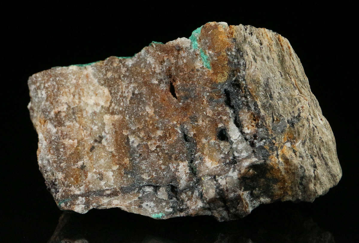 Malachite on Matrix, Skorpion Mine, Karas Region, Namibia