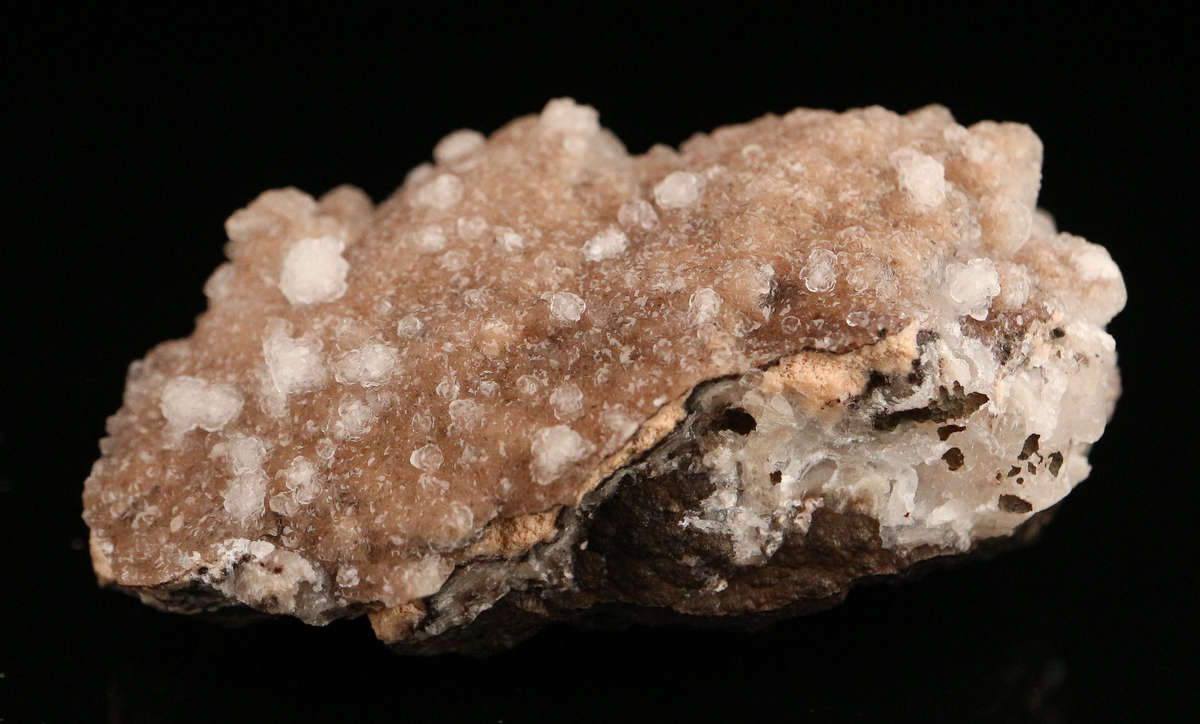 Calcite on Hematite, N'Chwaning II, Northern Cape, South Africa
