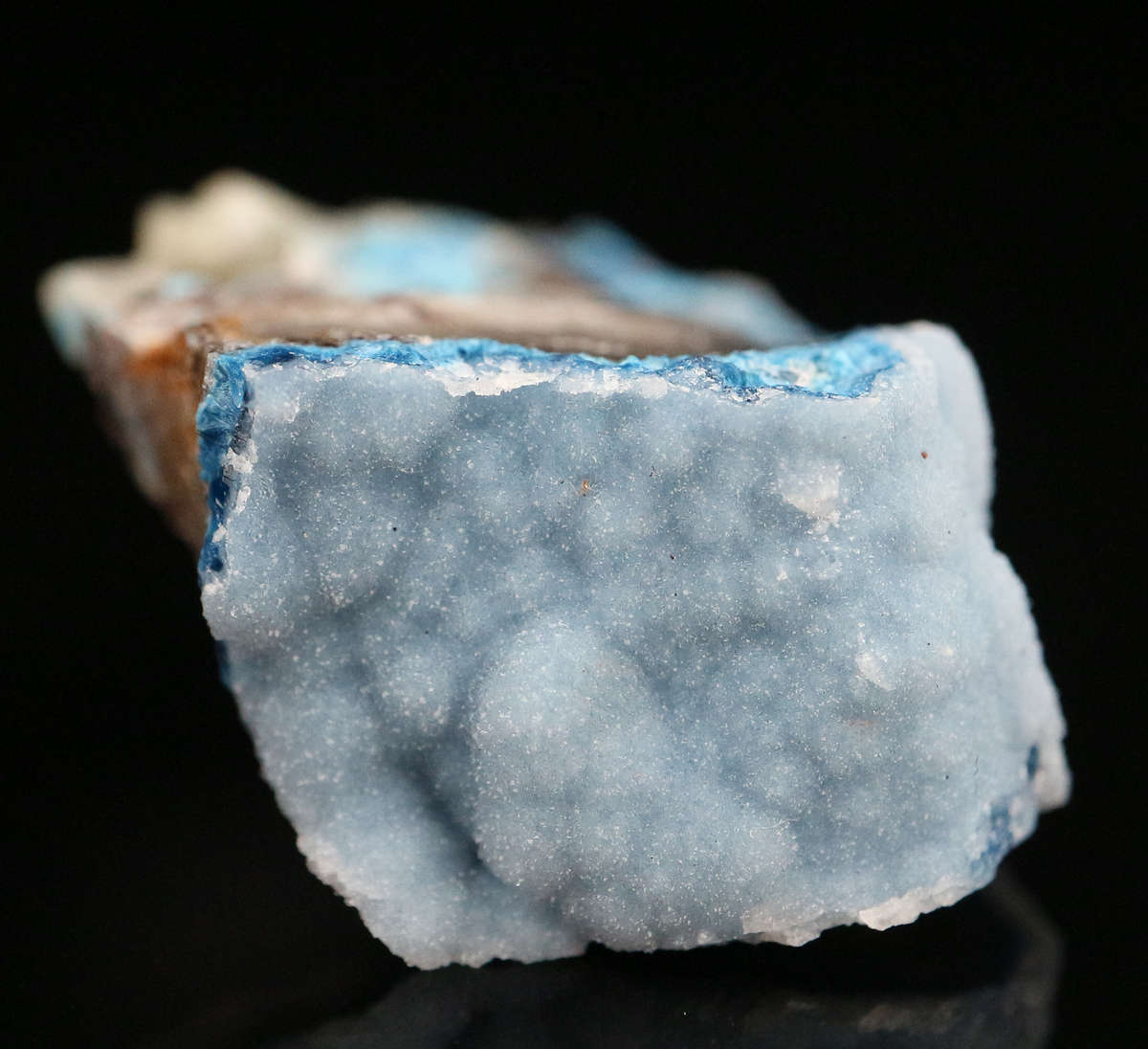 Quartz on Shattuckite, Kaokoveld Region, Namibia
