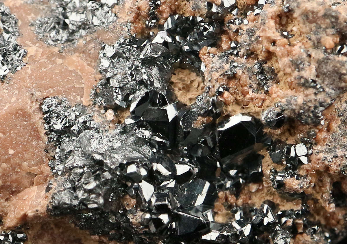 Andradite, Hematite Cluster, Wessels Mine, Northern Cape, South Africa