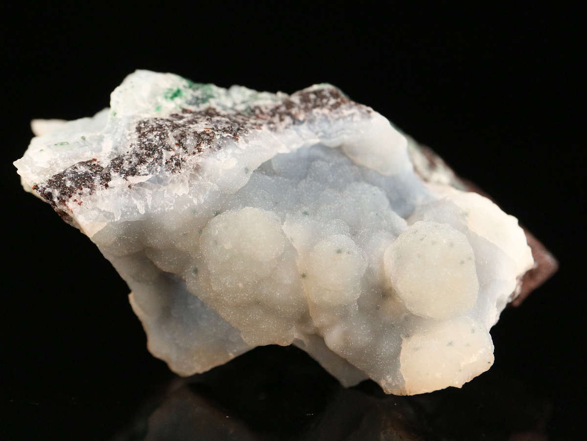 Quartz on Matrix with Malachite, Mashamba West Mine, DRC