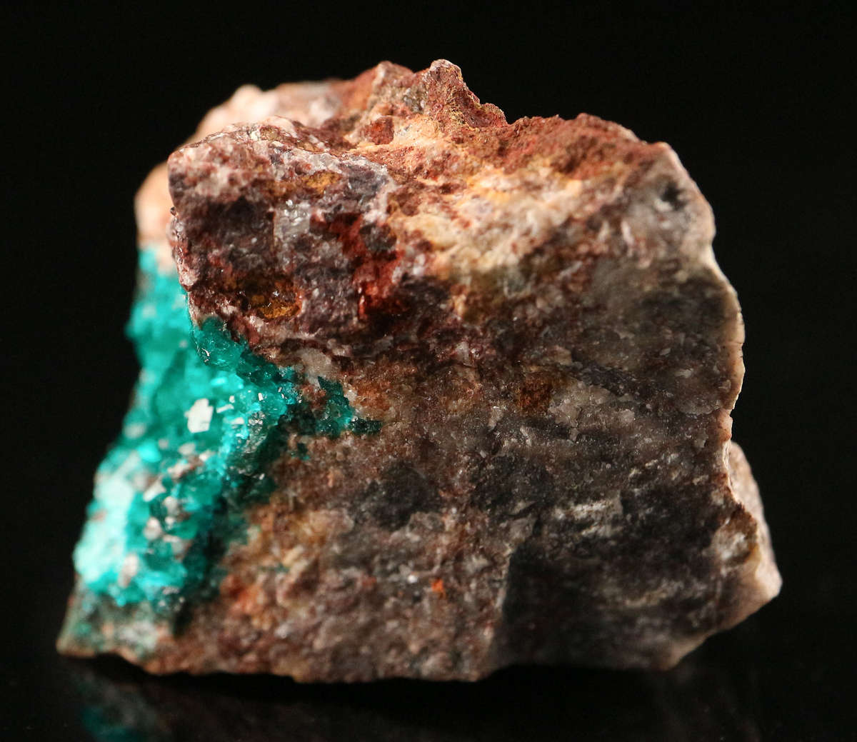 Dioptase on Matrix, Tsumeb Mine, Namibia