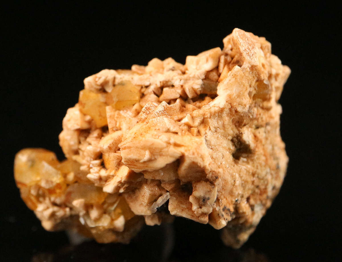 Topaz on Feldspar, Erongo Mnt Region, Namibia