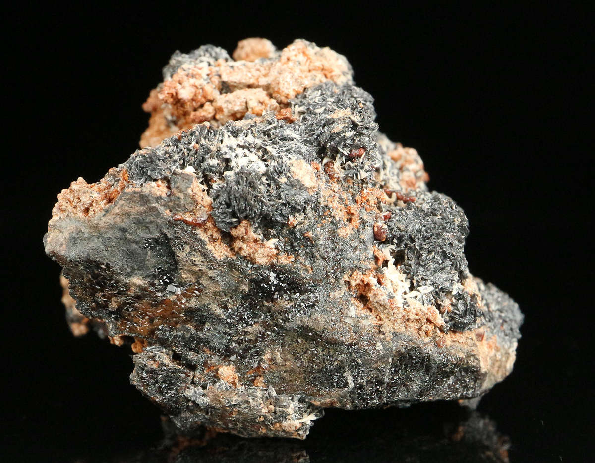 Andradite, Hausmannite on Matrix,"N'Chwaning II Mine, Kalahari Manganese Field, Northern Cape, South
