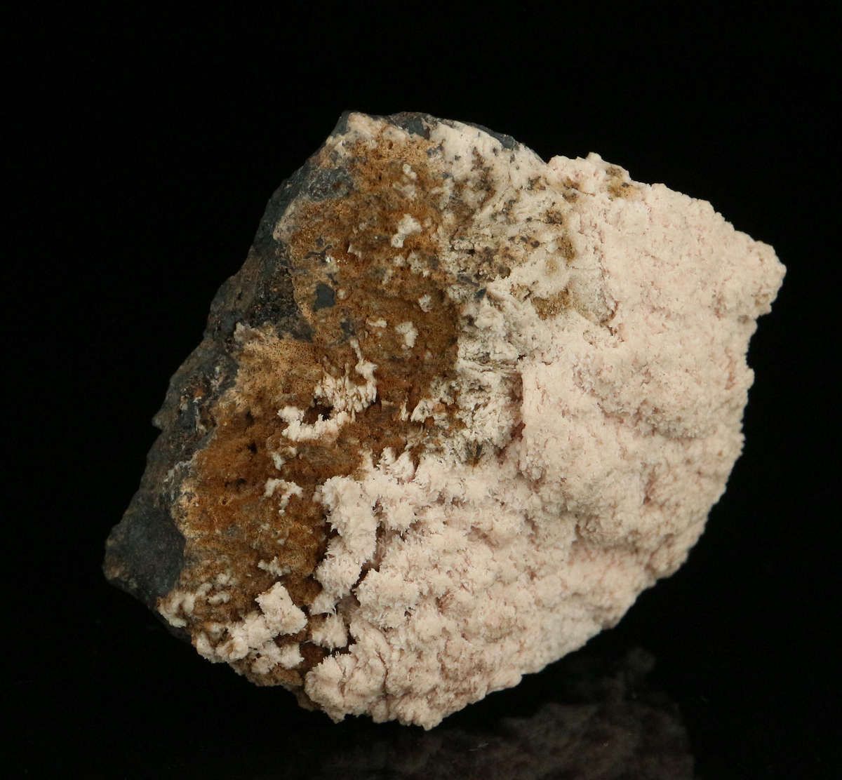 Manganoan Calcite on Matrix,"N'Chwaning II Mine, Kalahari Manganese Field, Northern Cape, South Afri