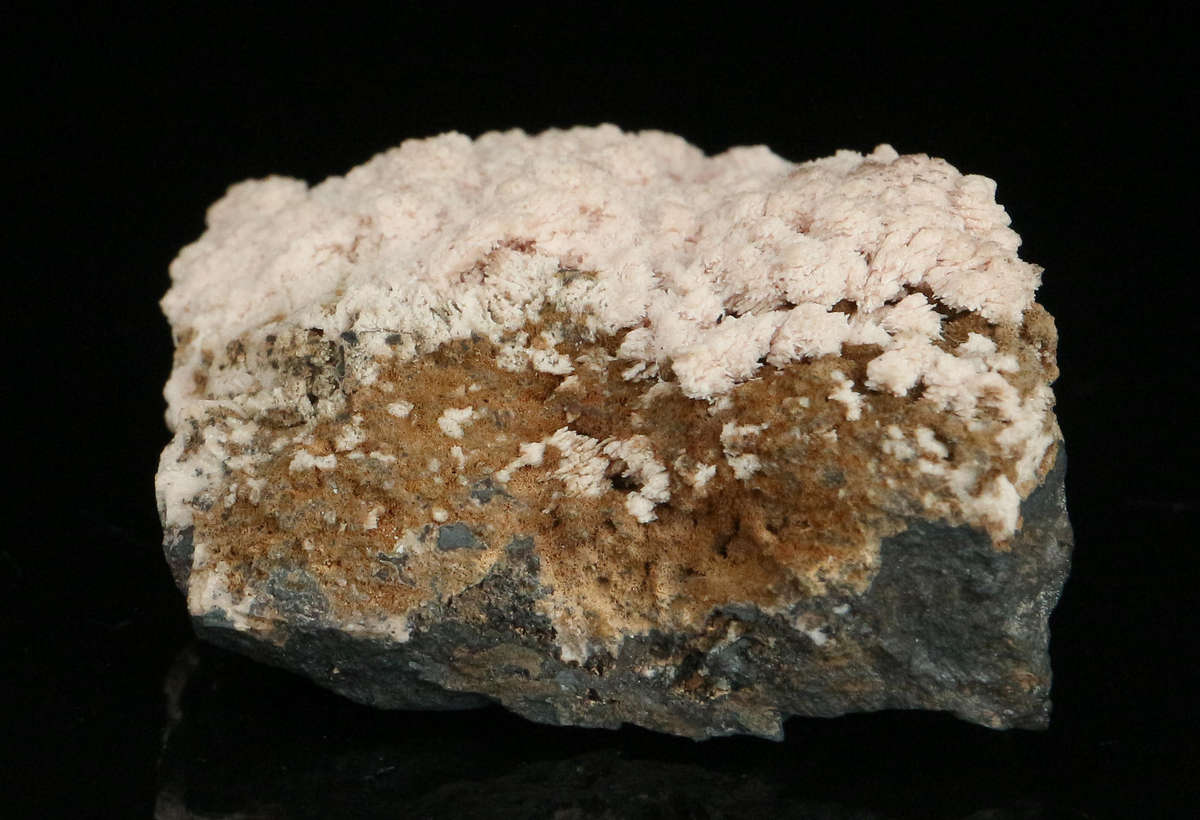 Manganoan Calcite on Matrix,"N'Chwaning II Mine, Kalahari Manganese Field, Northern Cape, South Afri