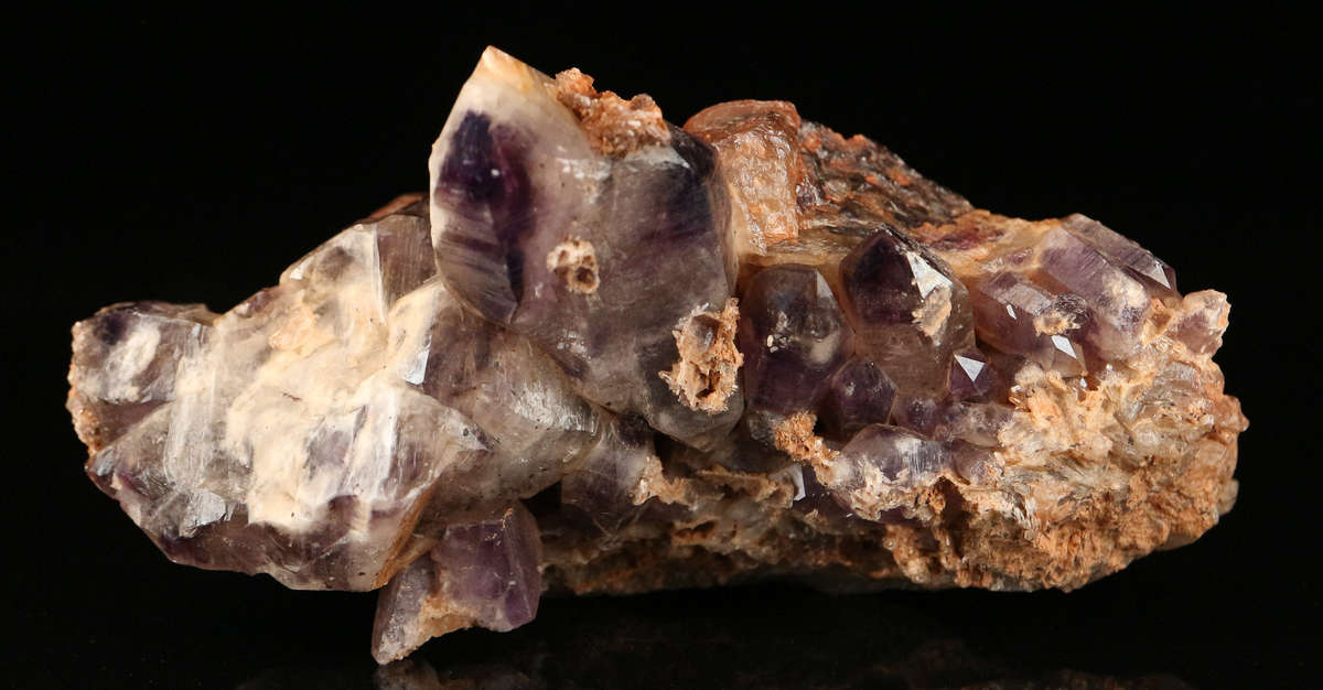 Amethyst Quartz Crystal Cluster, Gobobosebberge Mnt, Namibia