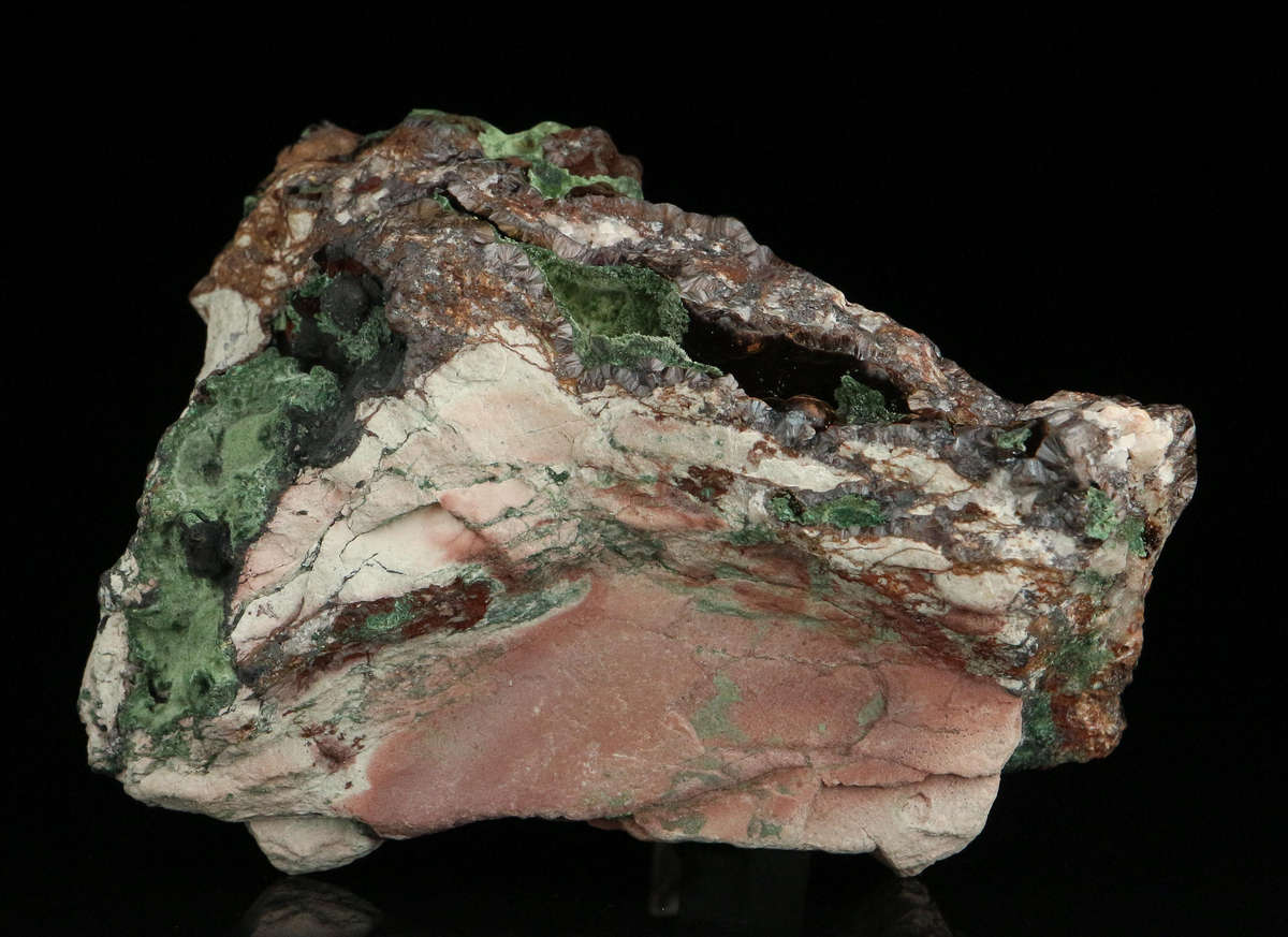 Kolwezite on Goethite, Tenke Fungurume, DR Congo