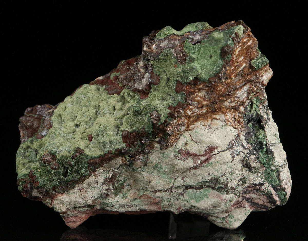 Kolwezite on Goethite, Tenke Fungurume, DR Congo