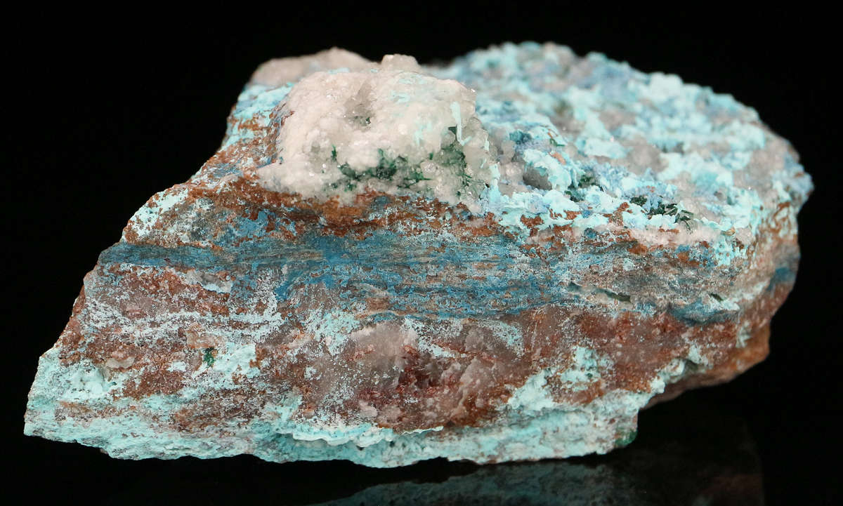 Shattuckite, Plancheite on Matrix, Tantara Mine, DRC