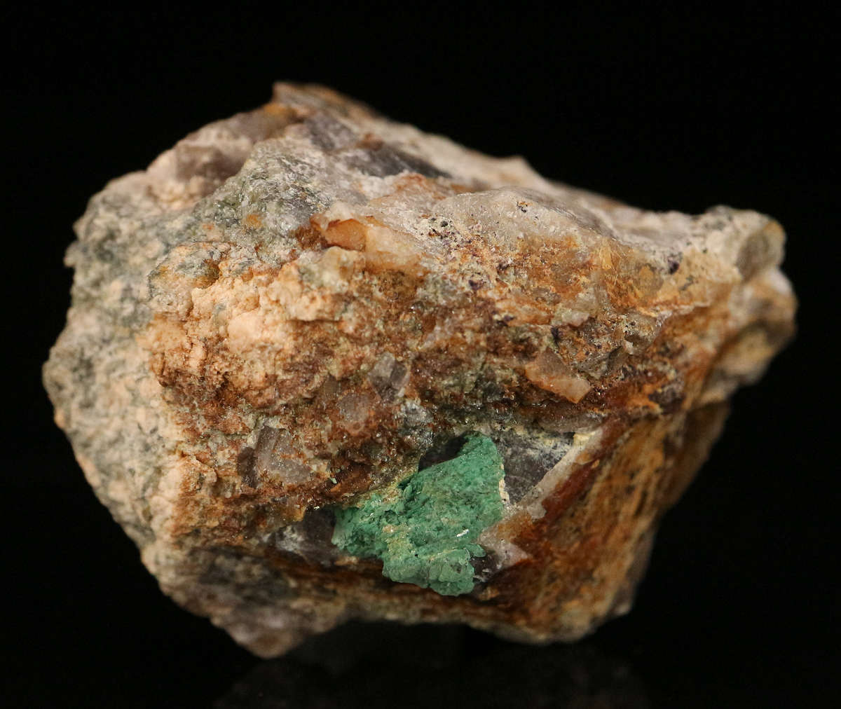 Metazeunerite, Erongo Mnt, Erongo Region, Namibia.