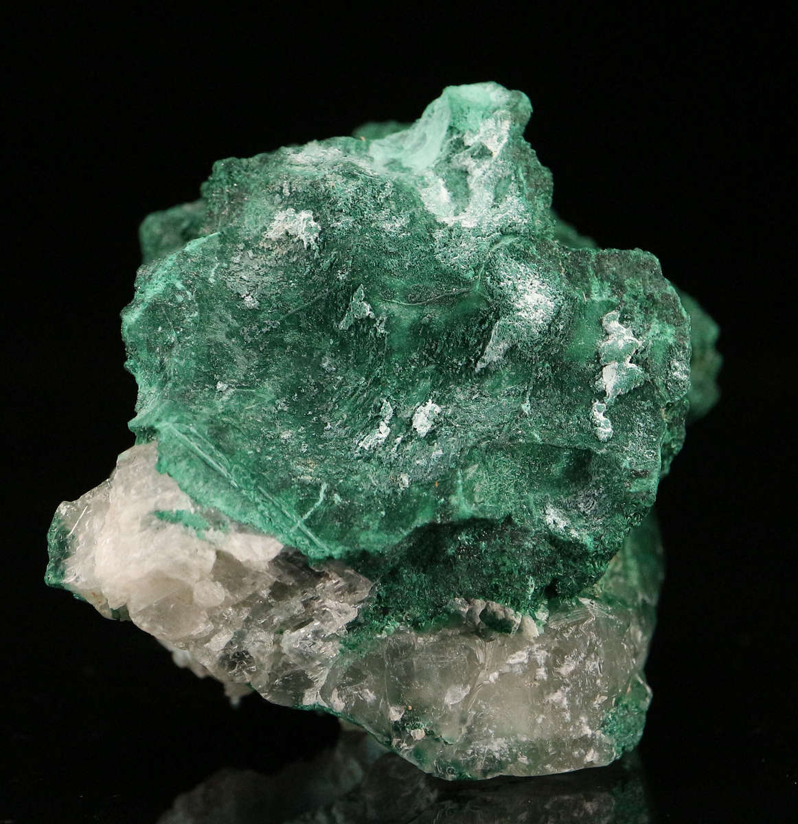 Calcite & Malachite, Mashamba West Mine, DRC