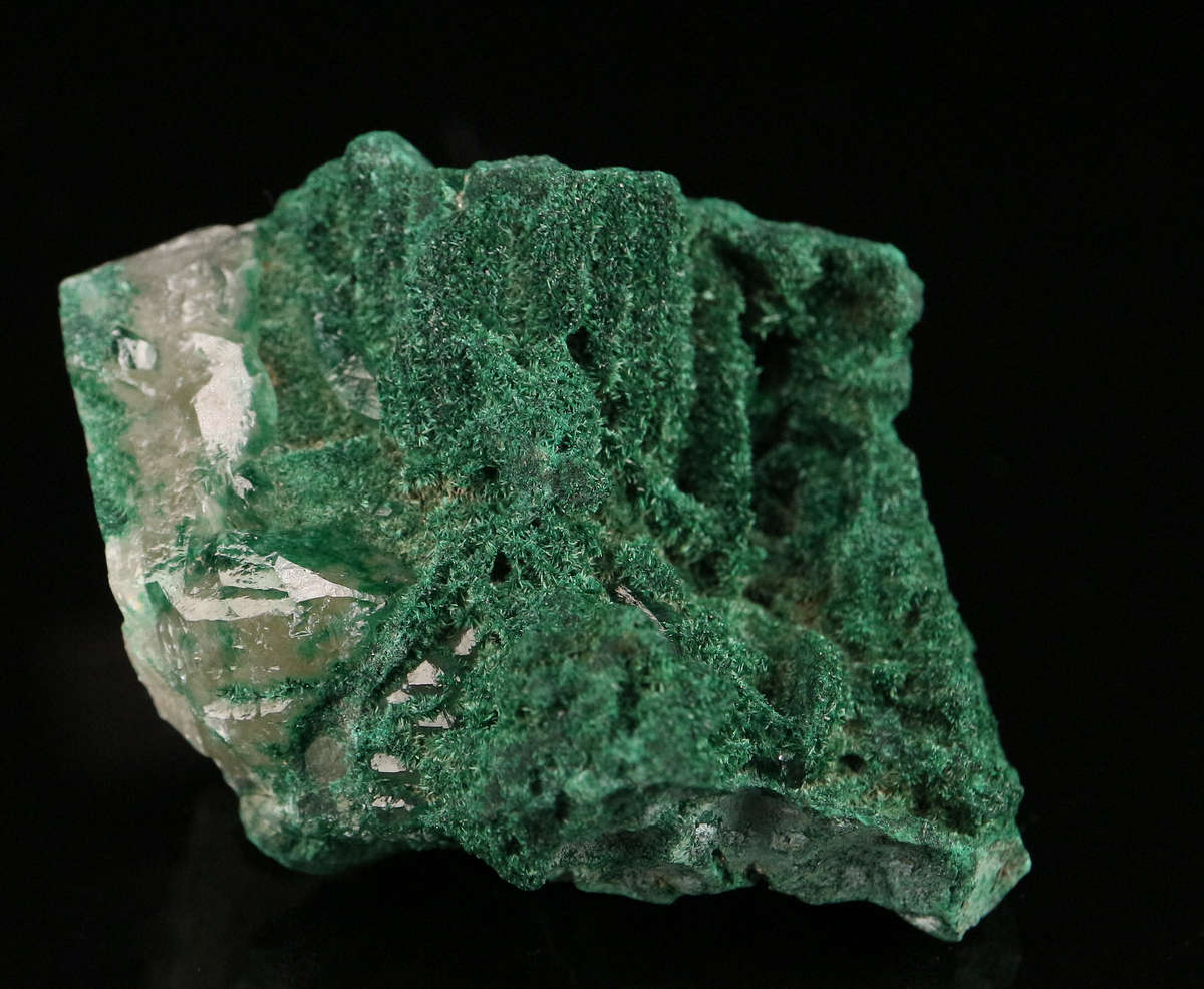 Calcite & Malachite, Mashamba West Mine, DRC