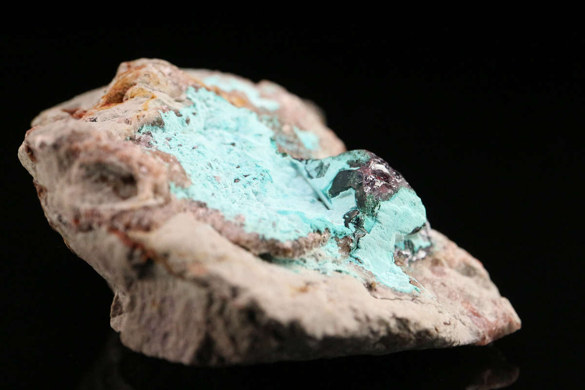 Plancheite, Cuprite on Matrix, Mashamba West Mine, DRC
