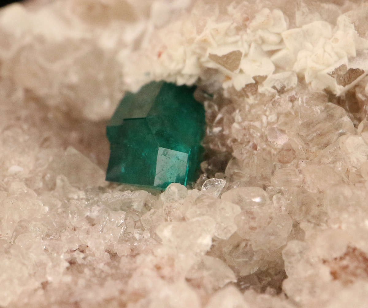 Dioptase on Matrix, Kaokoveld Region, Namibia