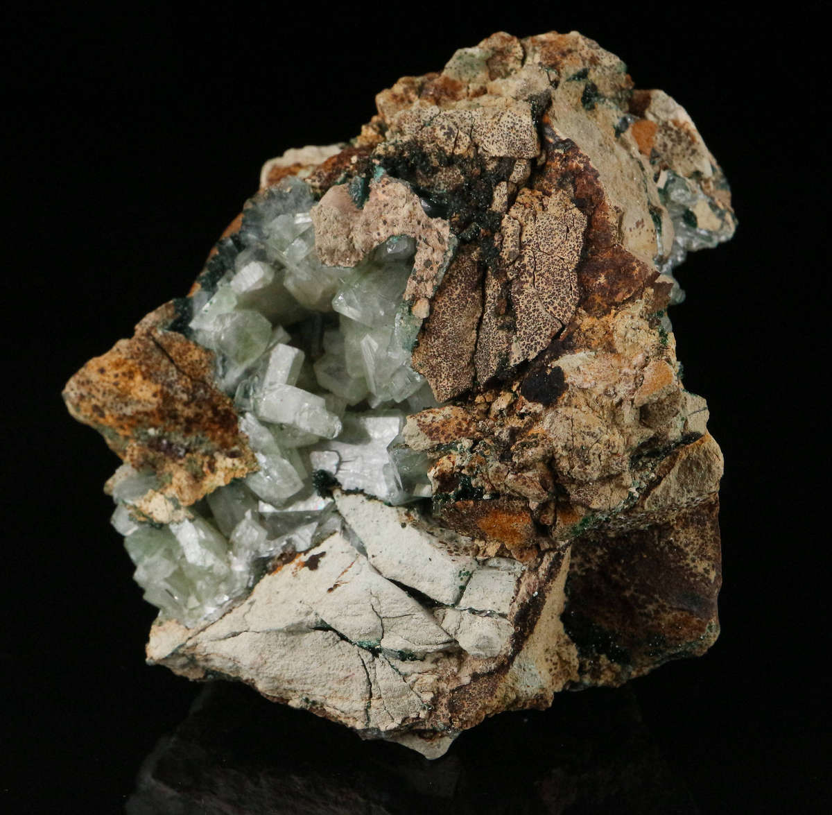 Baryte on Matrix, Shangulowé Mine, Kambove, Haut-Katanga, DR Congo