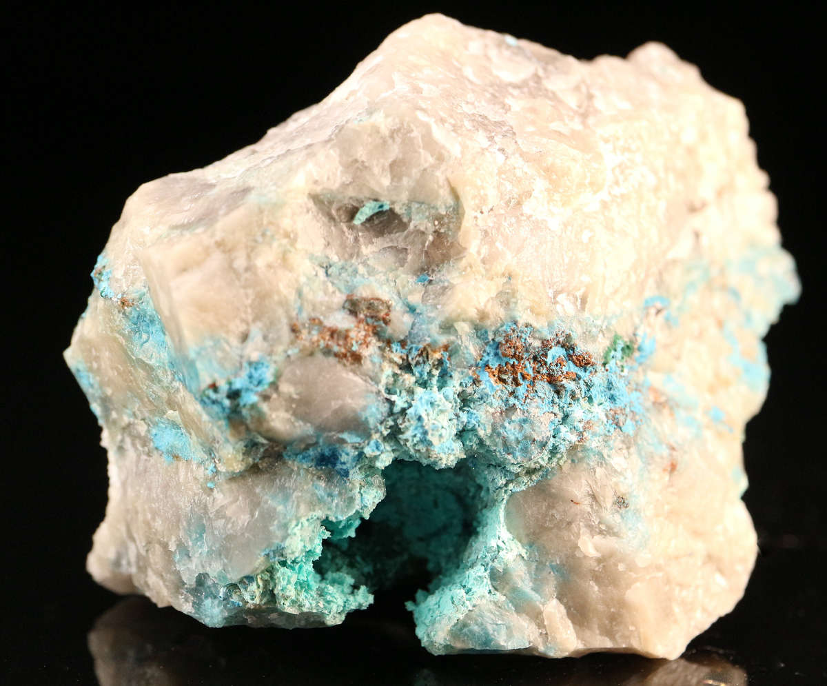 Plancheite, Malachite on Matrix, Kaokoveld Region, Namibia