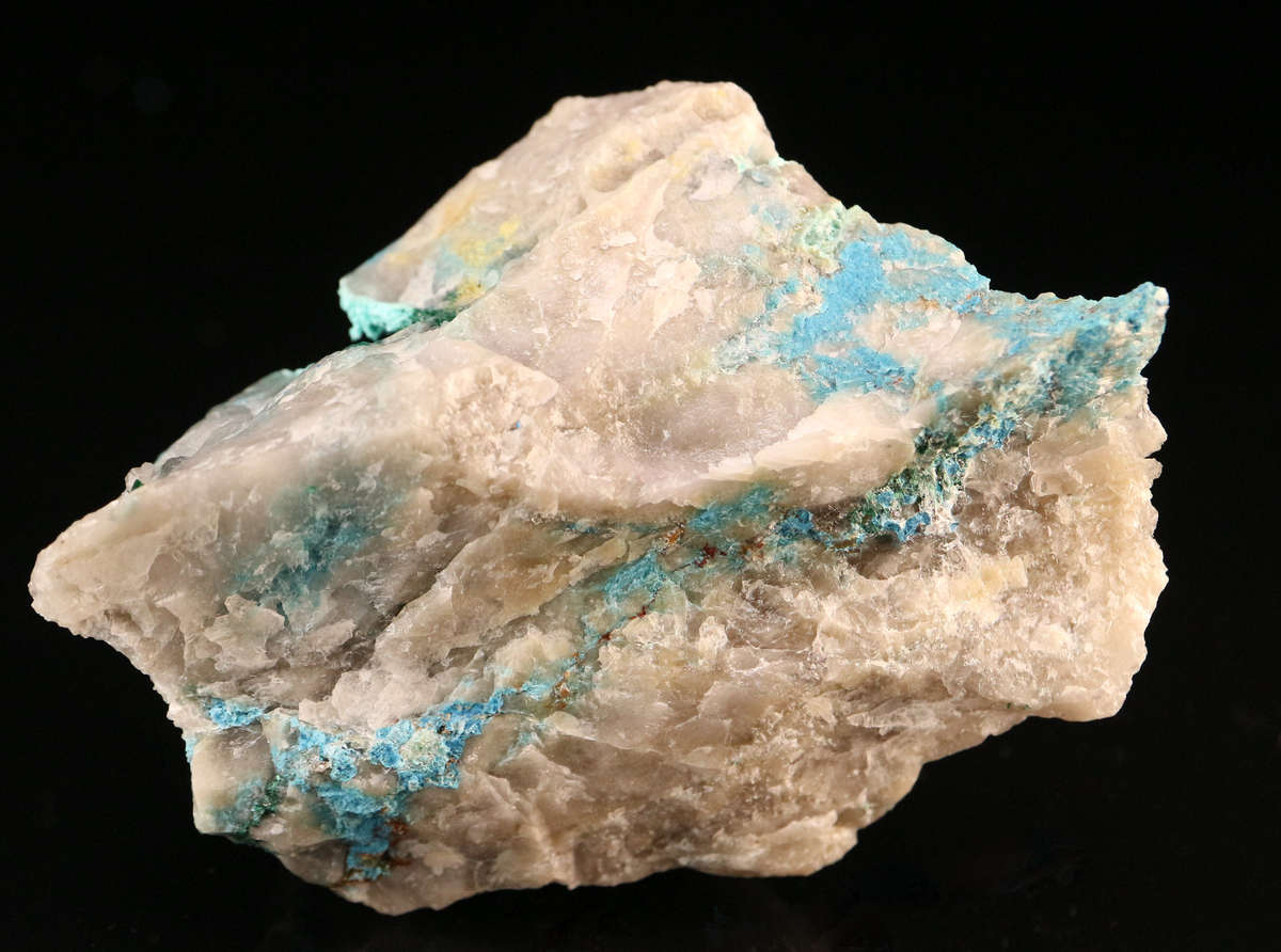 Plancheite, Malachite on Matrix, Kaokoveld Region, Namibia