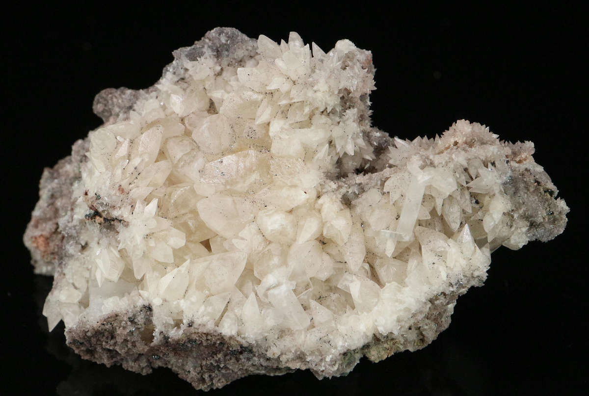 Calcite on Matrix, "N'Chwaning II Mine, Kalahari Manganese Field, Northern Cape, South Africa "