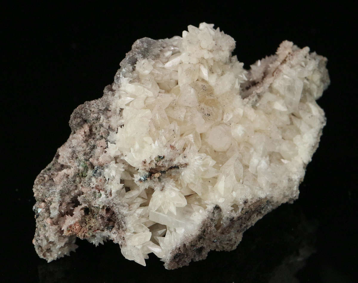 Calcite on Matrix, "N'Chwaning II Mine, Kalahari Manganese Field, Northern Cape, South Africa "