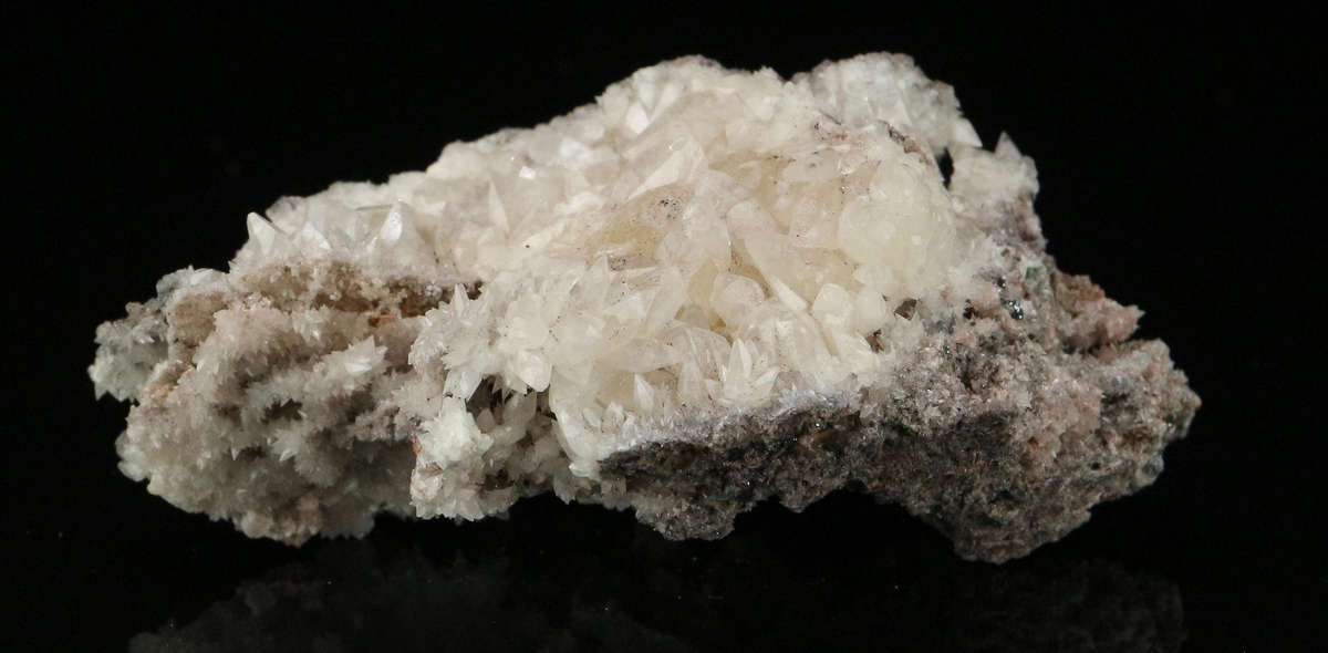 Calcite on Matrix, "N'Chwaning II Mine, Kalahari Manganese Field, Northern Cape, South Africa "