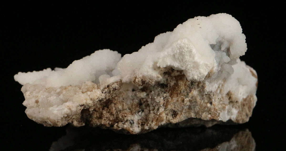 Quartz on Smithsonite, Skorpion Mine, Karas Region, Namibia