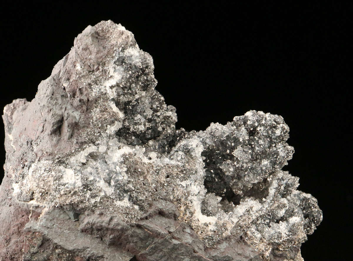 Quartz on Matrix, "N'Chwaning II Mine, Kalahari Manganese Field, Northern Cape, South Africa. "