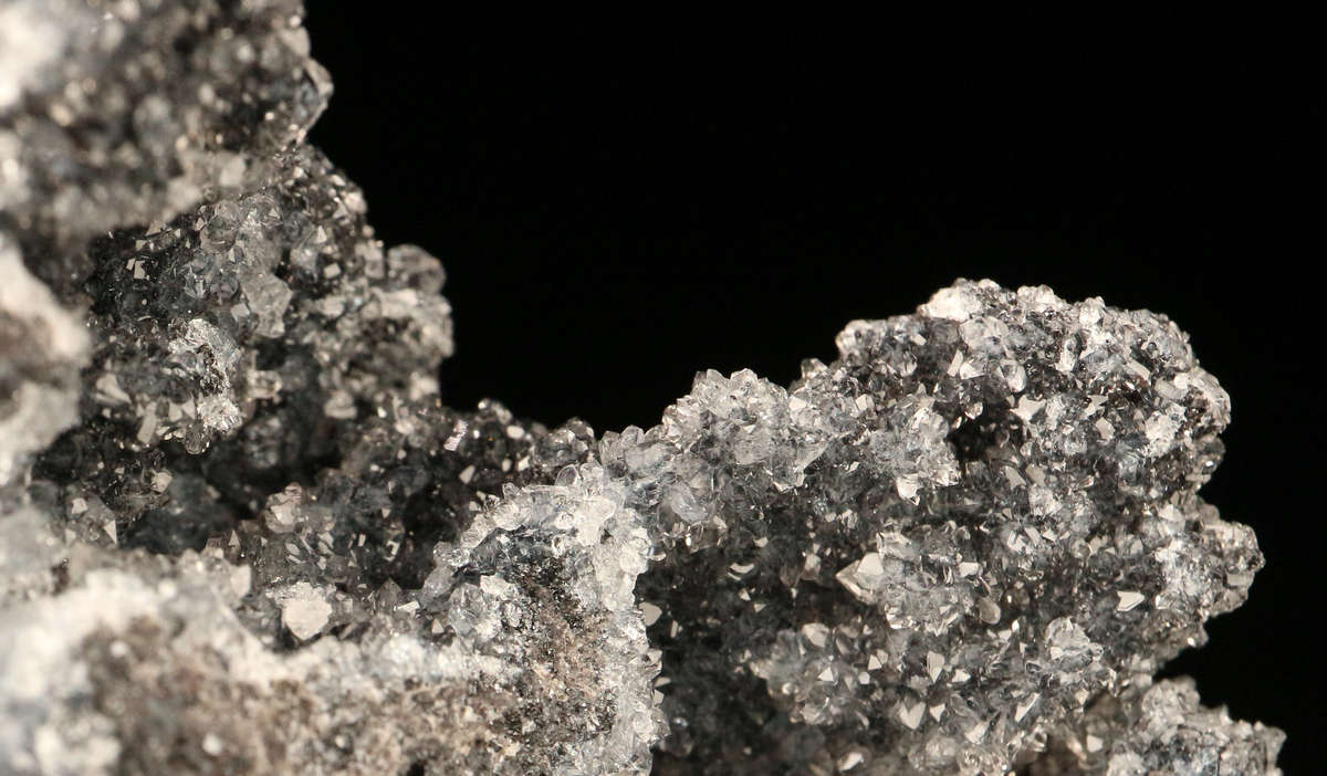 Quartz on Matrix, "N'Chwaning II Mine, Kalahari Manganese Field, Northern Cape, South Africa. "