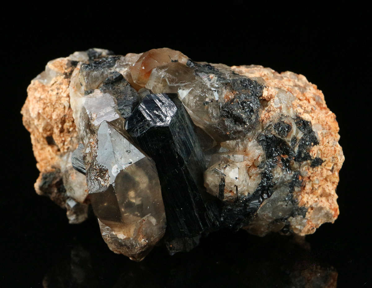 Quartz & Schorl Cluster, Erongo Mountains, Karibib Constituency, Erongo Region, Namibia