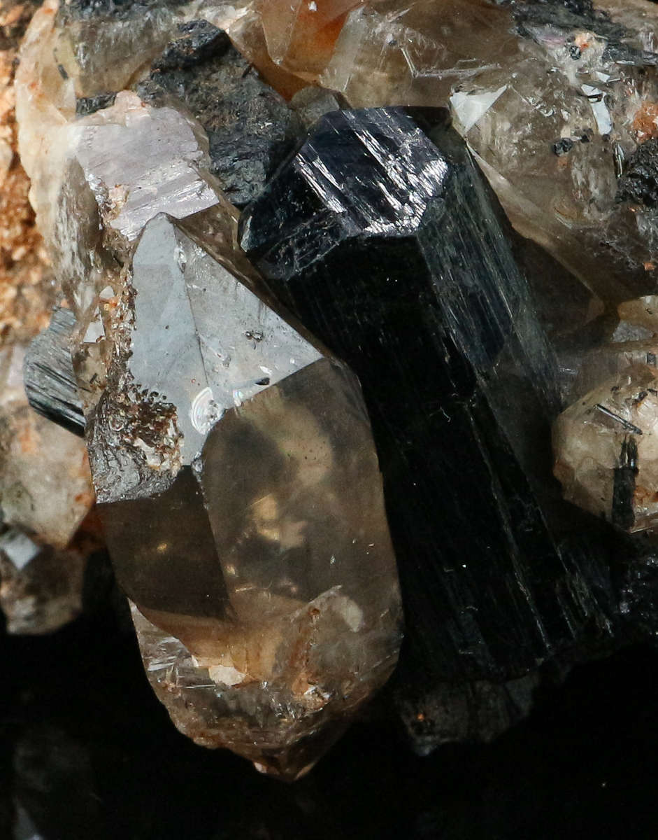 Quartz & Schorl Cluster, Erongo Mountains, Karibib Constituency, Erongo Region, Namibia