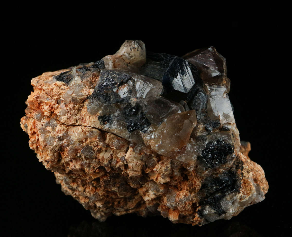 Quartz & Schorl Cluster, Erongo Mountains, Karibib Constituency, Erongo Region, Namibia